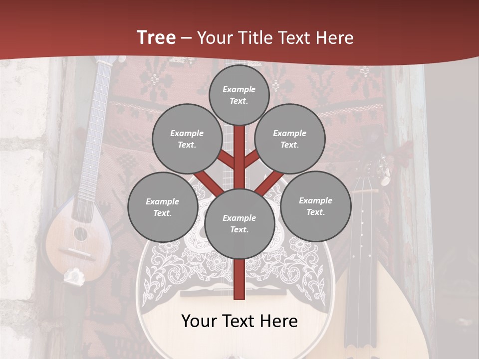 Greece Music Lyra PowerPoint Template