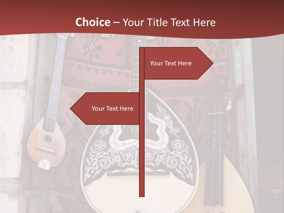 Greece Music Lyra PowerPoint Template