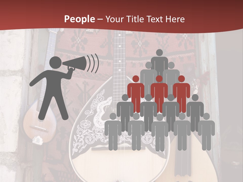 Greece Music Lyra PowerPoint Template