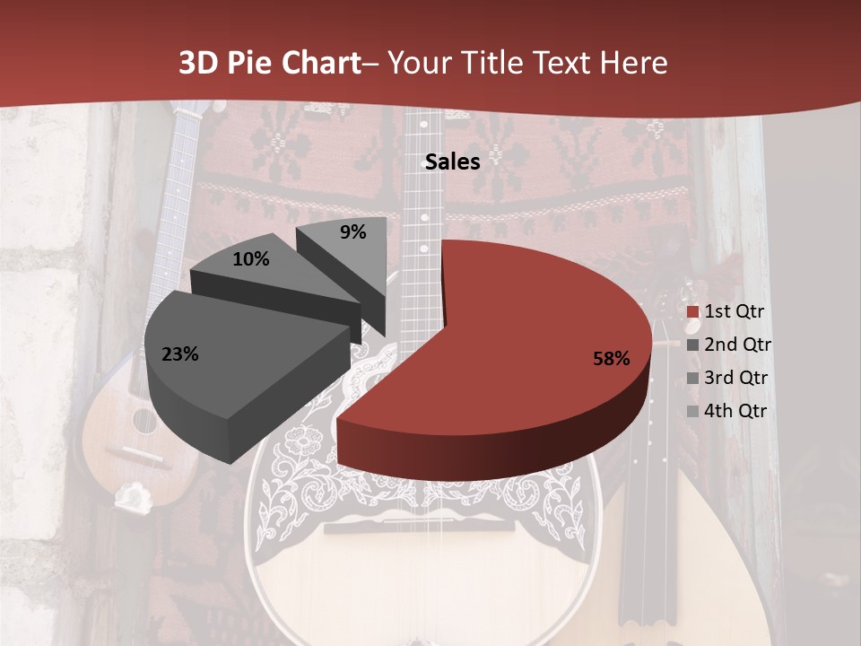 Greece Music Lyra PowerPoint Template