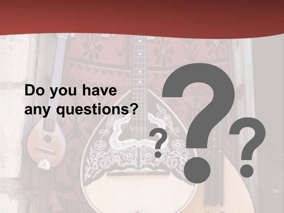 Greece Music Lyra PowerPoint Template