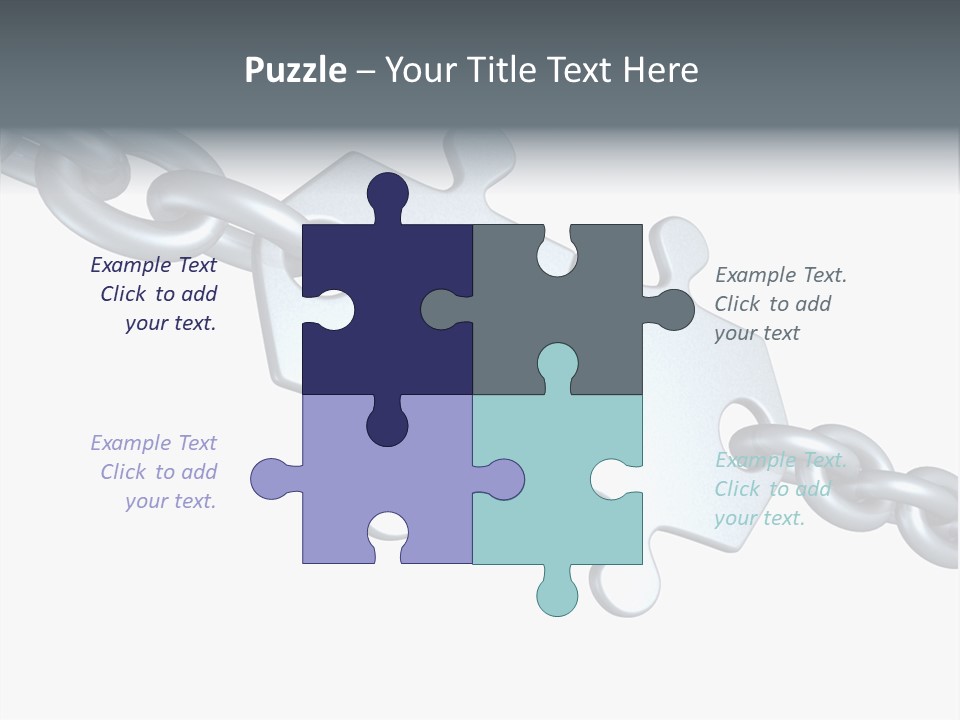 Clamp Communication Band PowerPoint Template