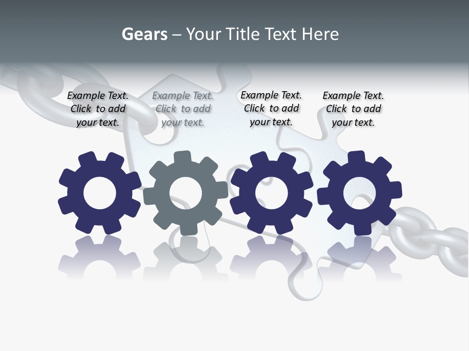 Clamp Communication Band PowerPoint Template