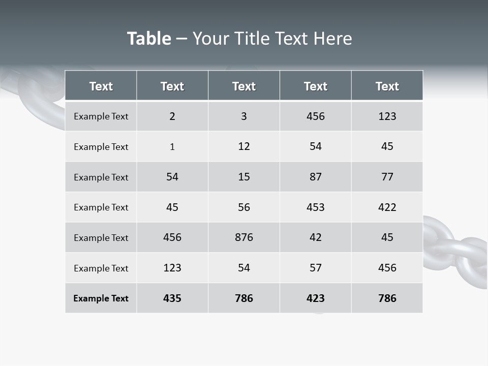 Clamp Communication Band PowerPoint Template