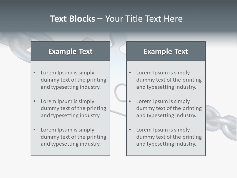 Clamp Communication Band PowerPoint Template