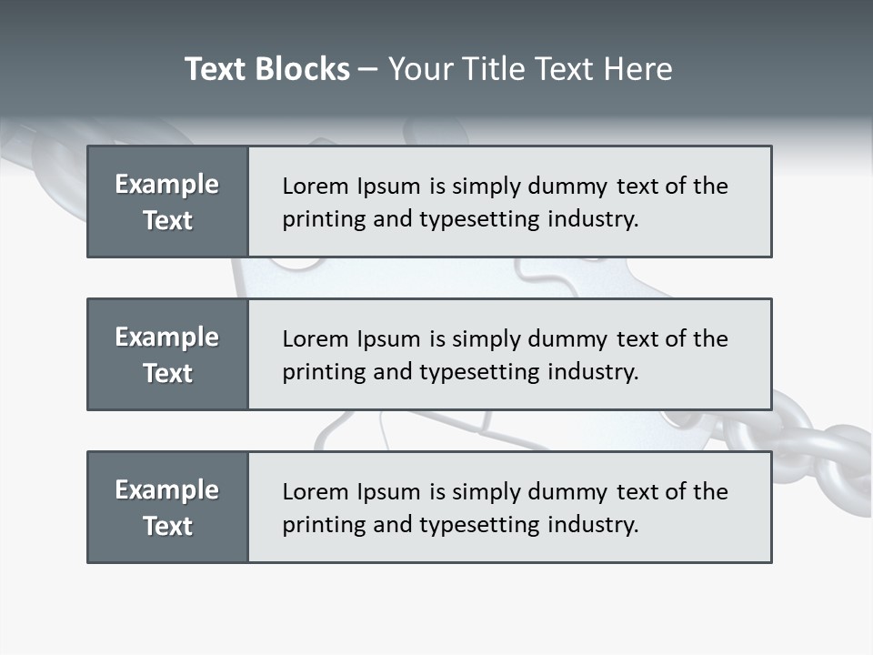 Clamp Communication Band PowerPoint Template