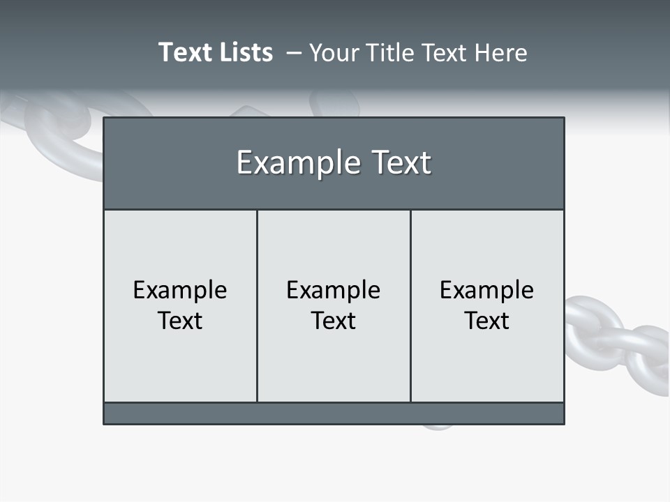 Clamp Communication Band PowerPoint Template