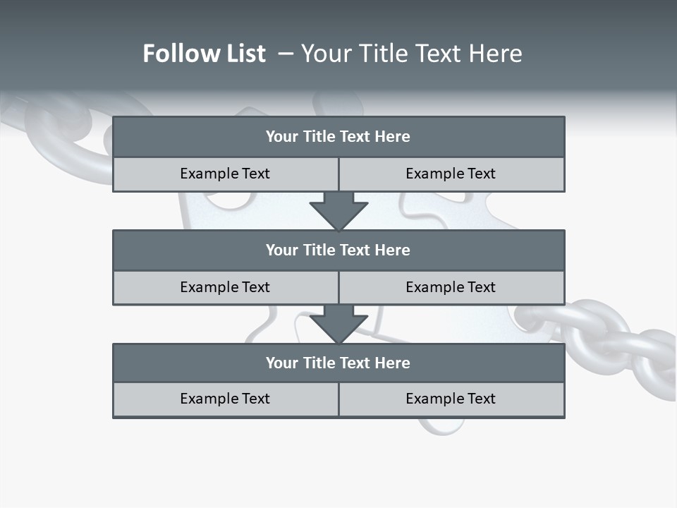 Clamp Communication Band PowerPoint Template