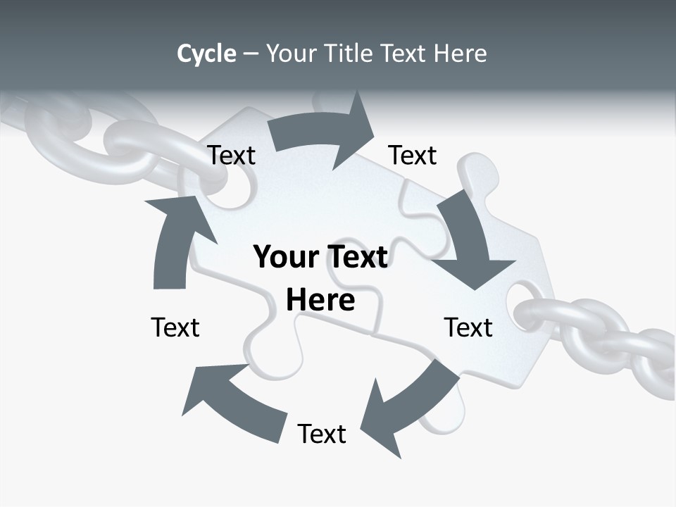 Clamp Communication Band PowerPoint Template