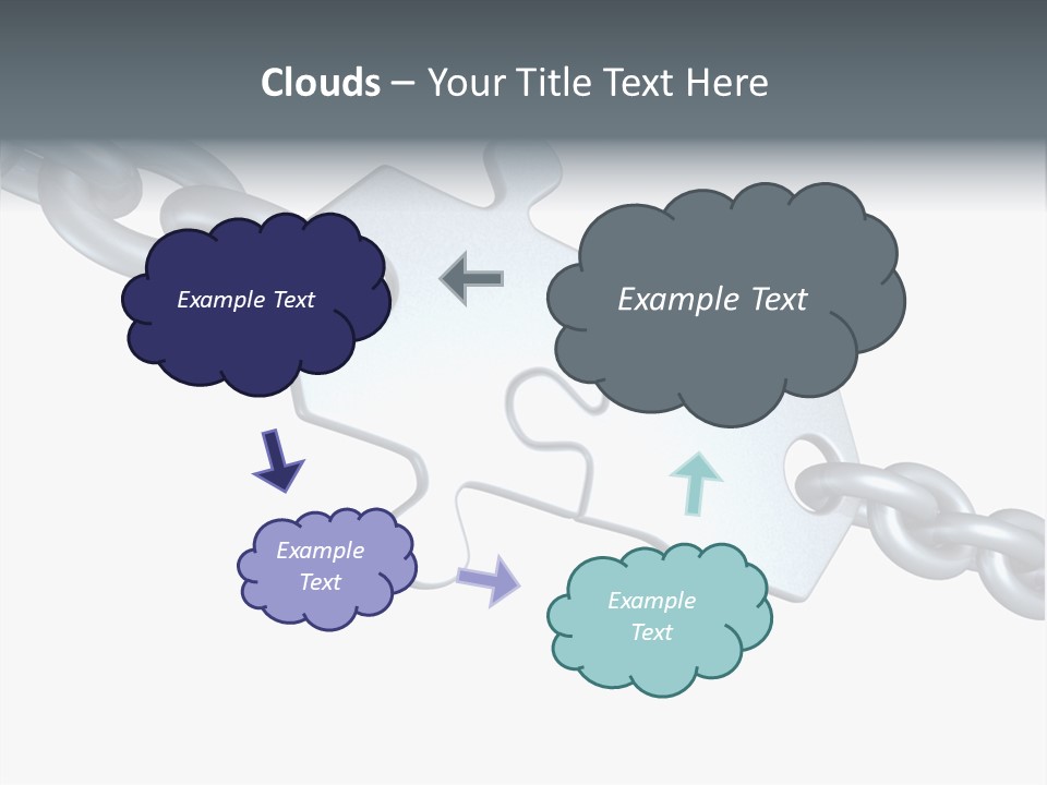 Clamp Communication Band PowerPoint Template