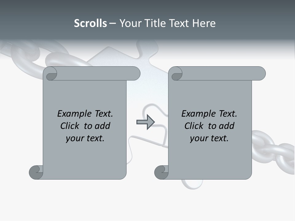 Clamp Communication Band PowerPoint Template