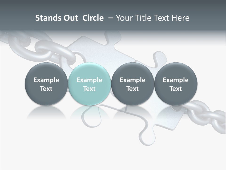 Clamp Communication Band PowerPoint Template