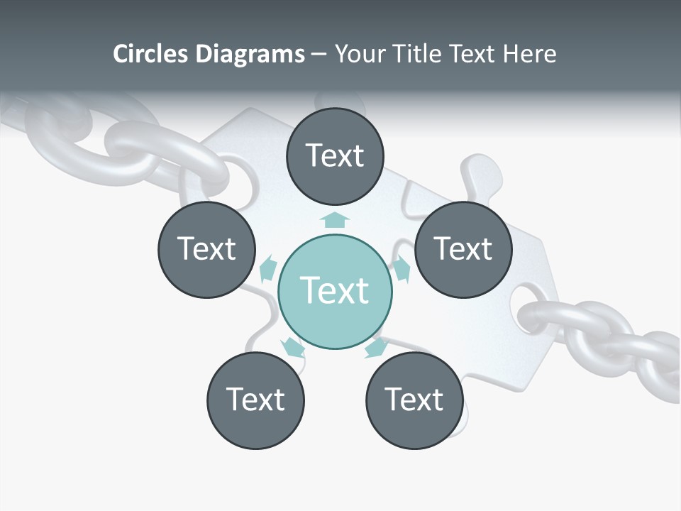 Clamp Communication Band PowerPoint Template