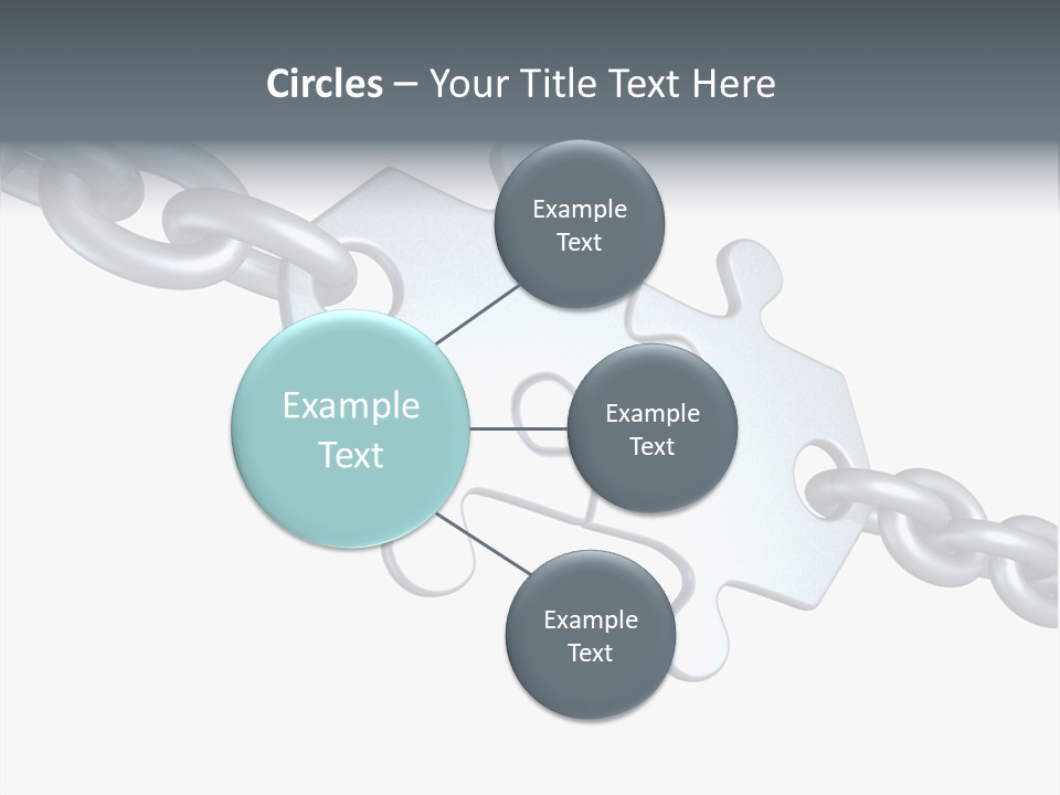 Clamp Communication Band PowerPoint Template