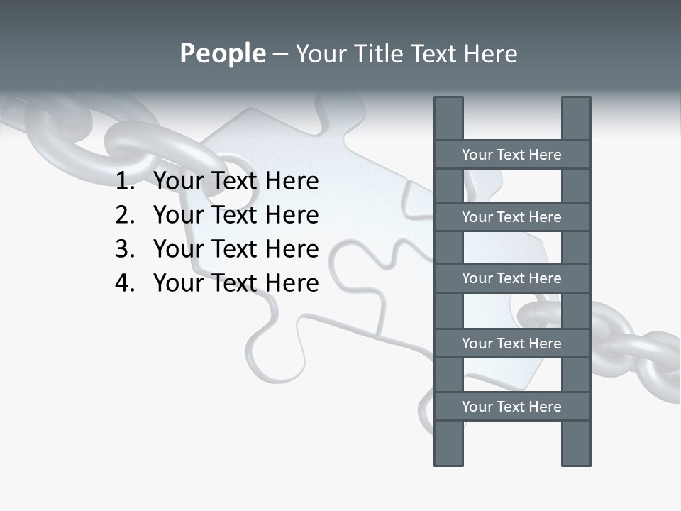 Clamp Communication Band PowerPoint Template