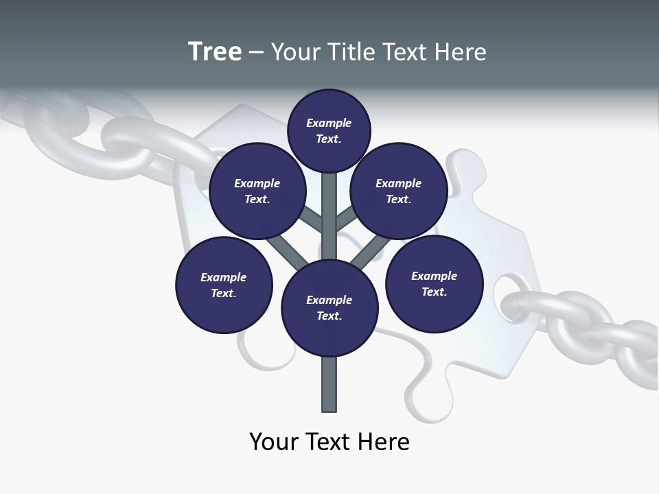 Clamp Communication Band PowerPoint Template