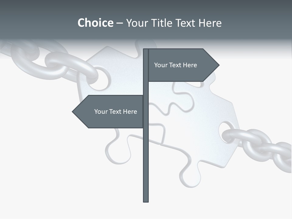 Clamp Communication Band PowerPoint Template