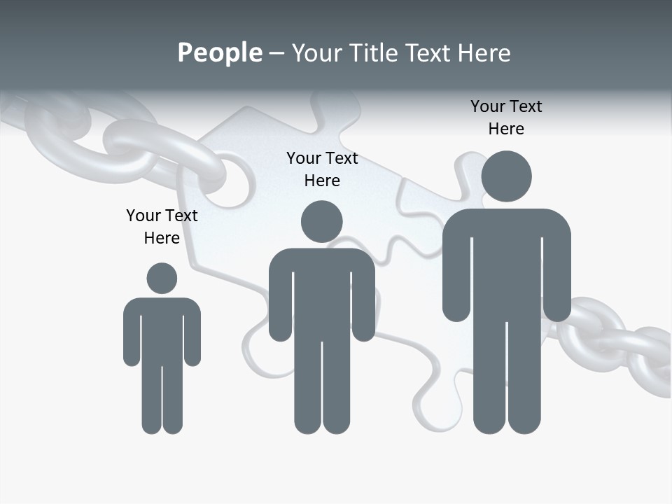 Clamp Communication Band PowerPoint Template