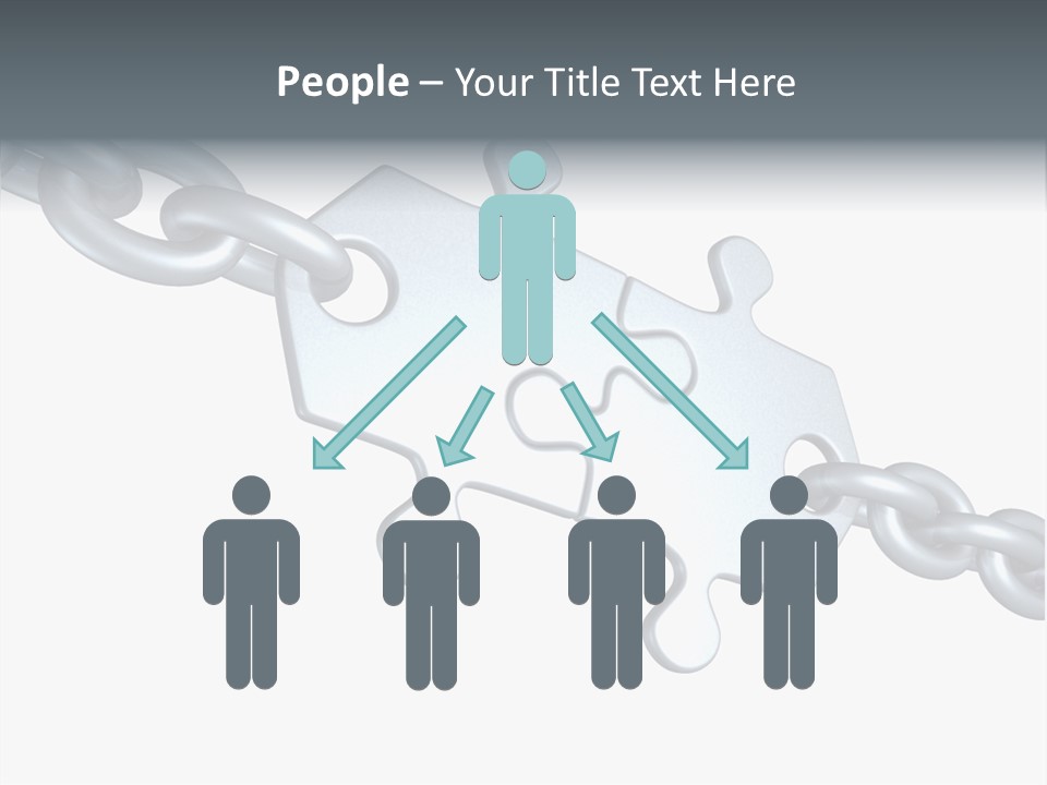 Clamp Communication Band PowerPoint Template