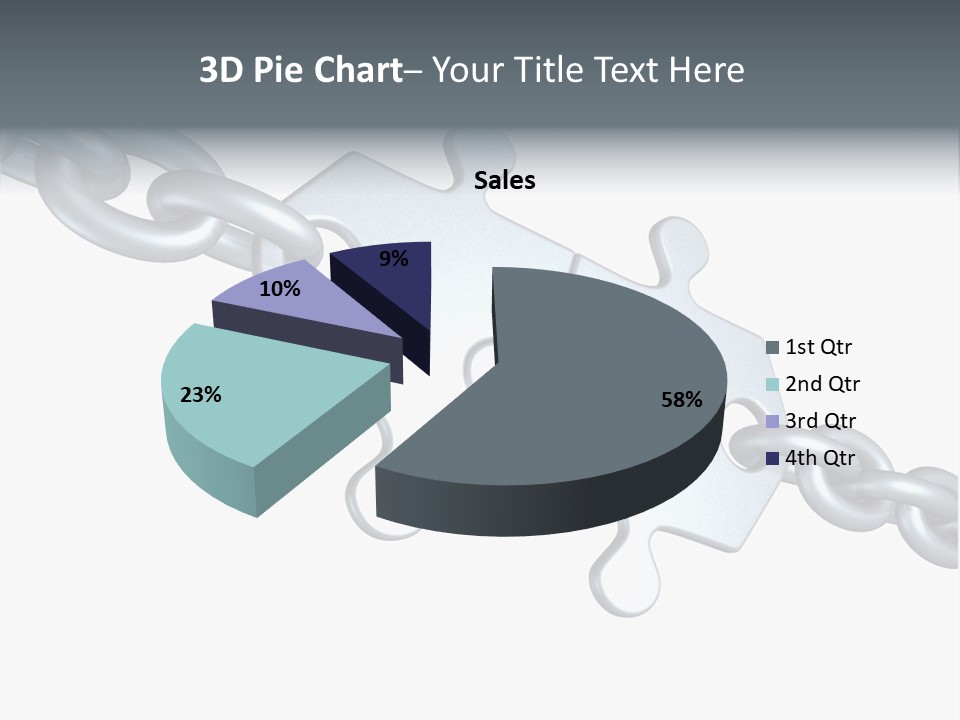 Clamp Communication Band PowerPoint Template