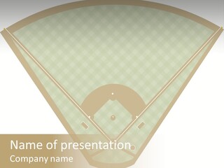 Athletic Park Illustration PowerPoint Template