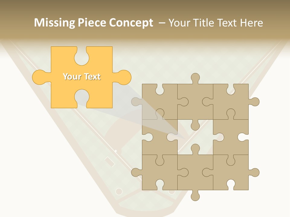 Athletic Park Illustration PowerPoint Template