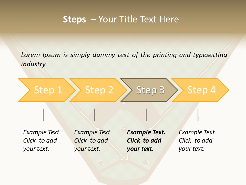 Athletic Park Illustration PowerPoint Template