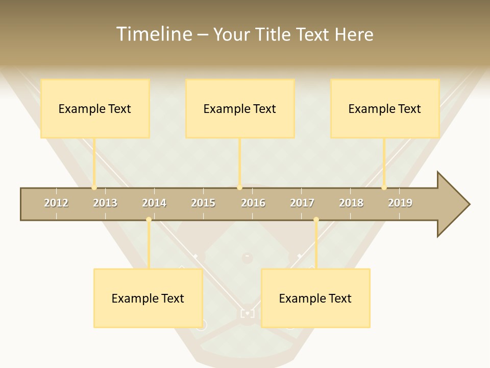 Athletic Park Illustration PowerPoint Template