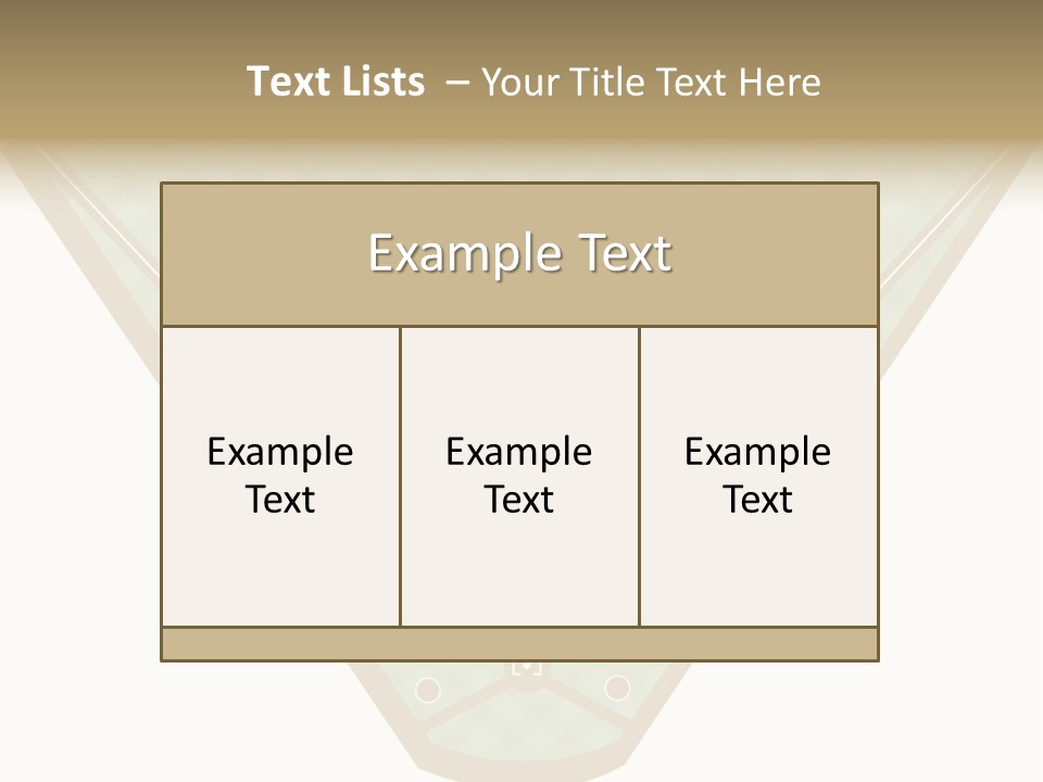 Athletic Park Illustration PowerPoint Template