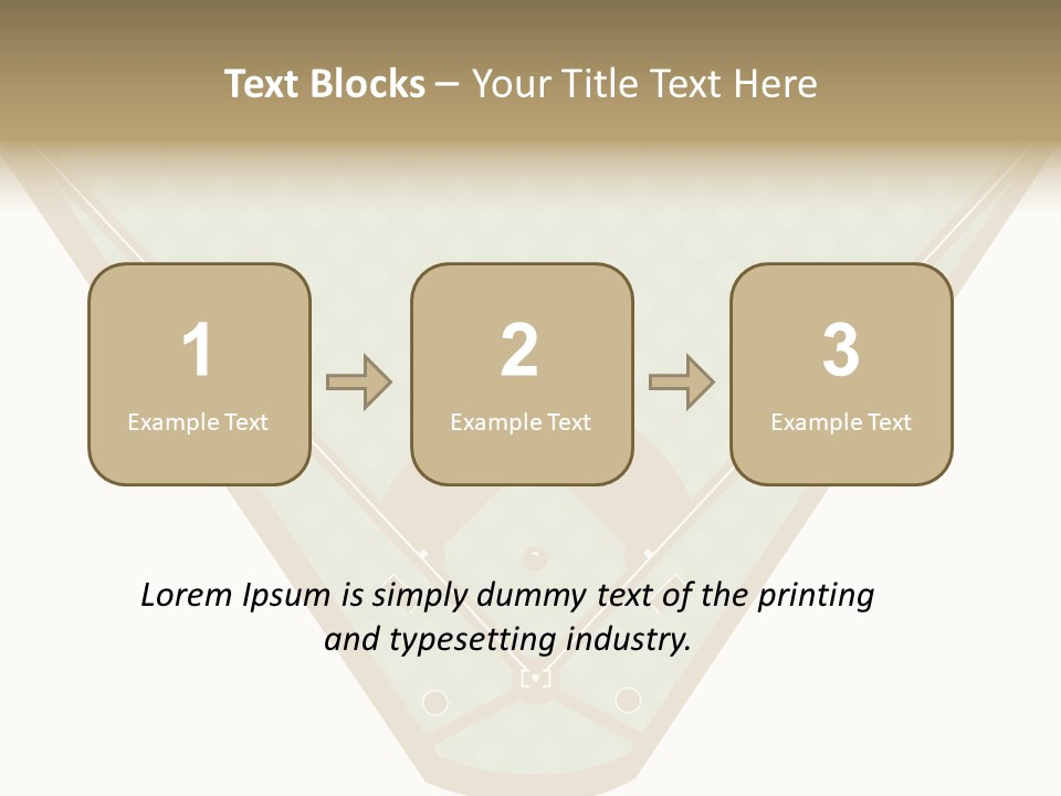 Athletic Park Illustration PowerPoint Template