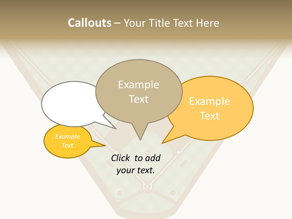Athletic Park Illustration PowerPoint Template