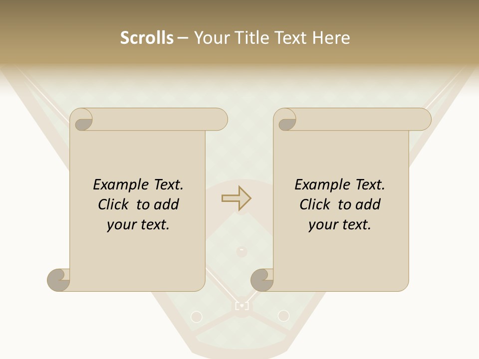 Athletic Park Illustration PowerPoint Template