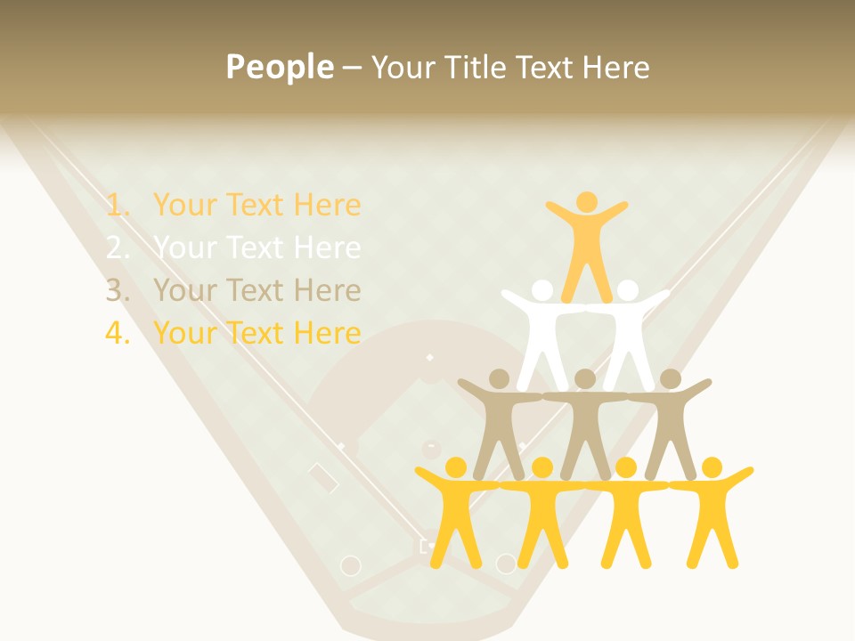 Athletic Park Illustration PowerPoint Template