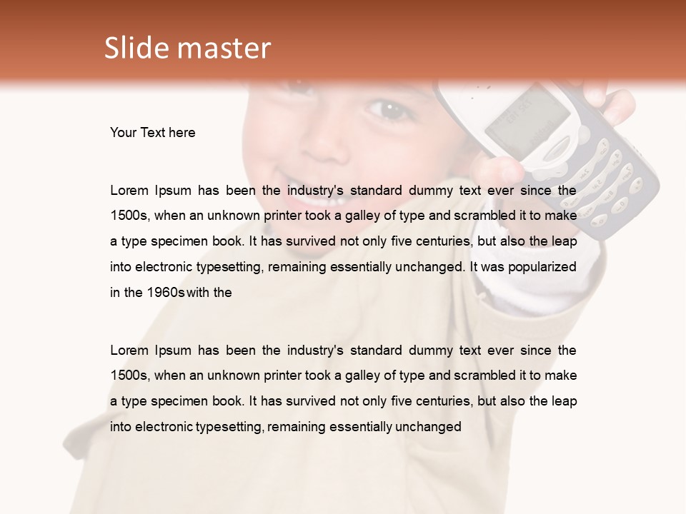 Communication Phone Ask PowerPoint Template