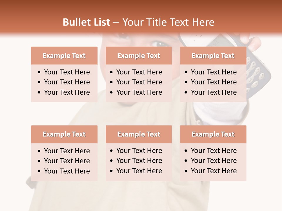 Communication Phone Ask PowerPoint Template