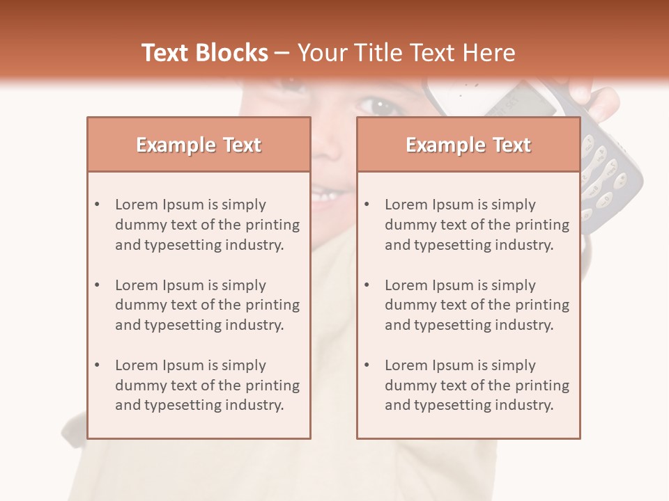 Communication Phone Ask PowerPoint Template