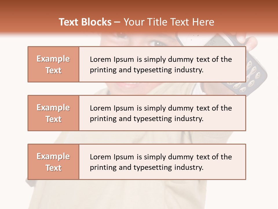 Communication Phone Ask PowerPoint Template