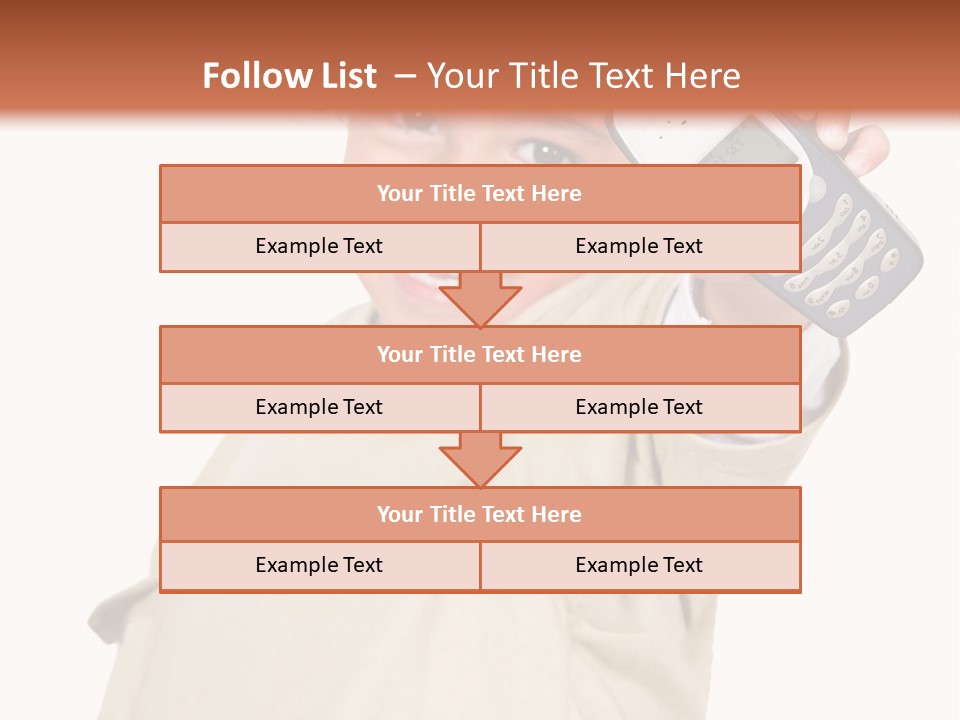 Communication Phone Ask PowerPoint Template