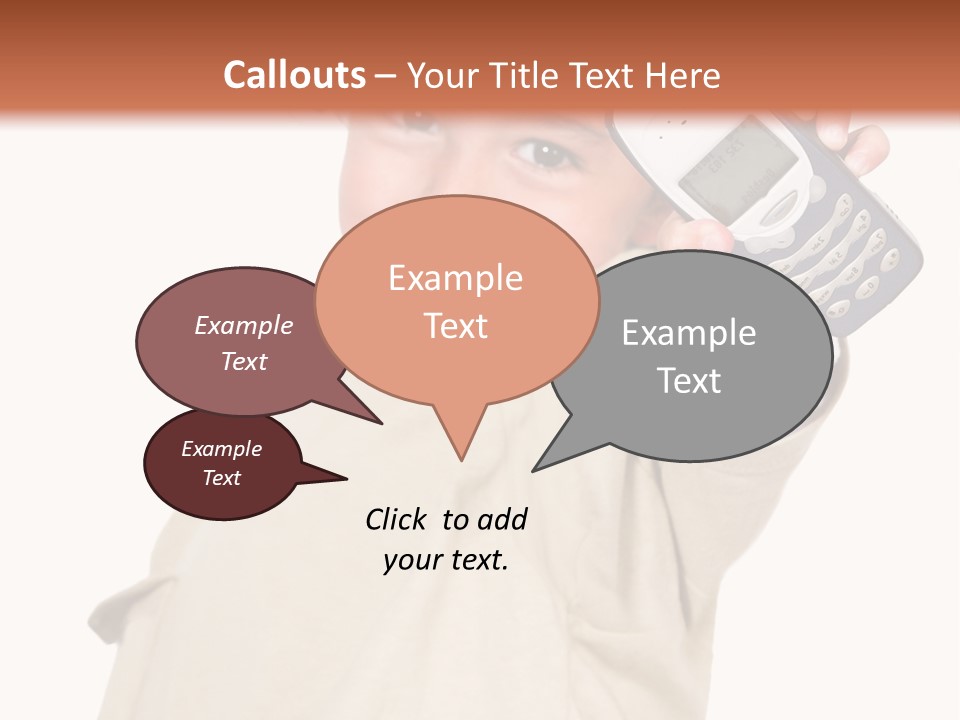 Communication Phone Ask PowerPoint Template