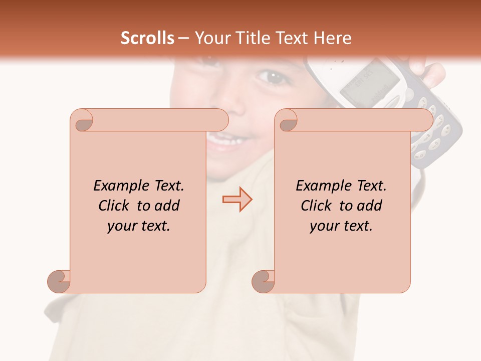 Communication Phone Ask PowerPoint Template