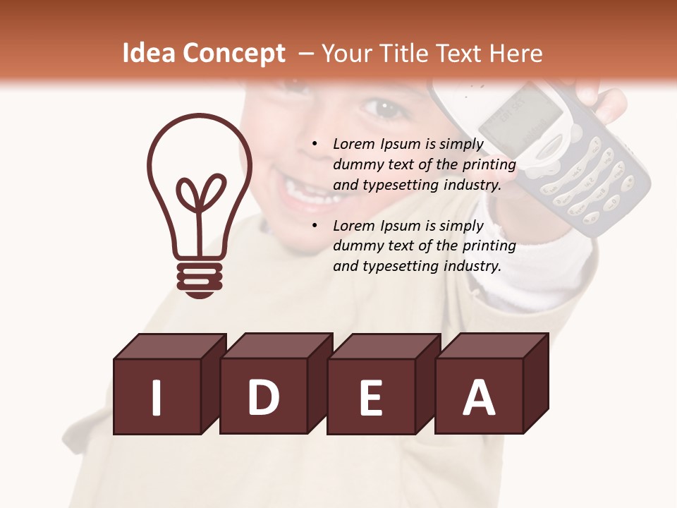 Communication Phone Ask PowerPoint Template