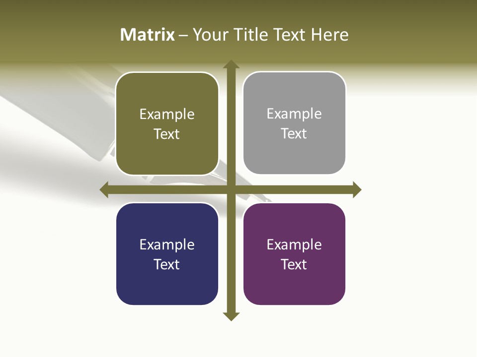 Study Communicate Signature PowerPoint Template