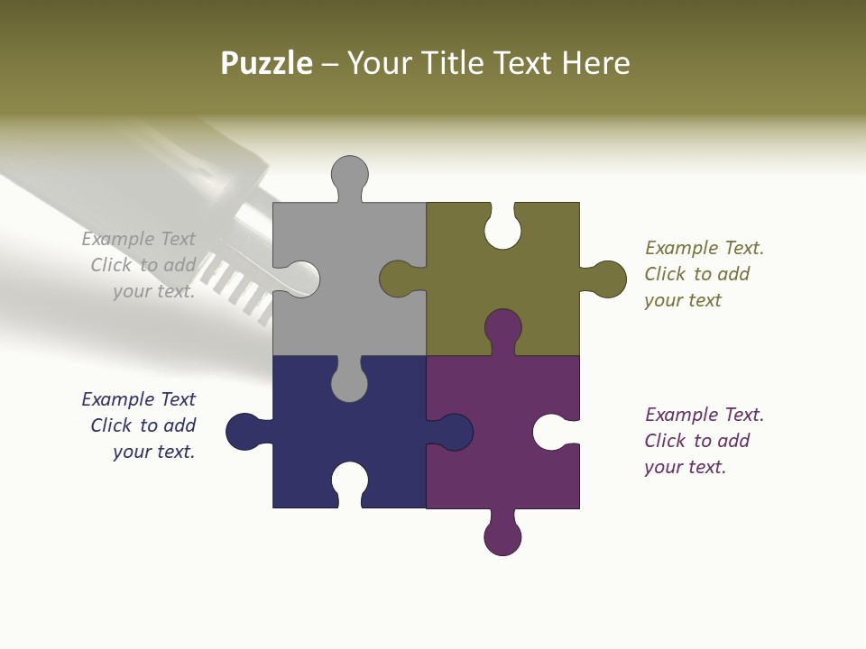 Study Communicate Signature PowerPoint Template