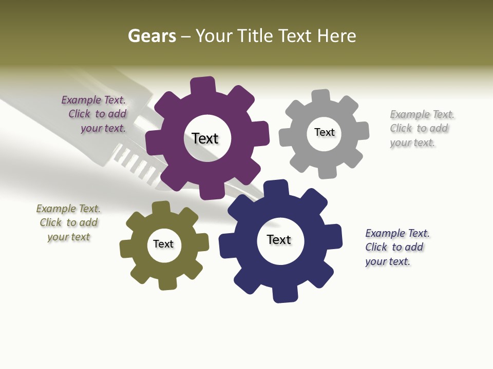 Study Communicate Signature PowerPoint Template