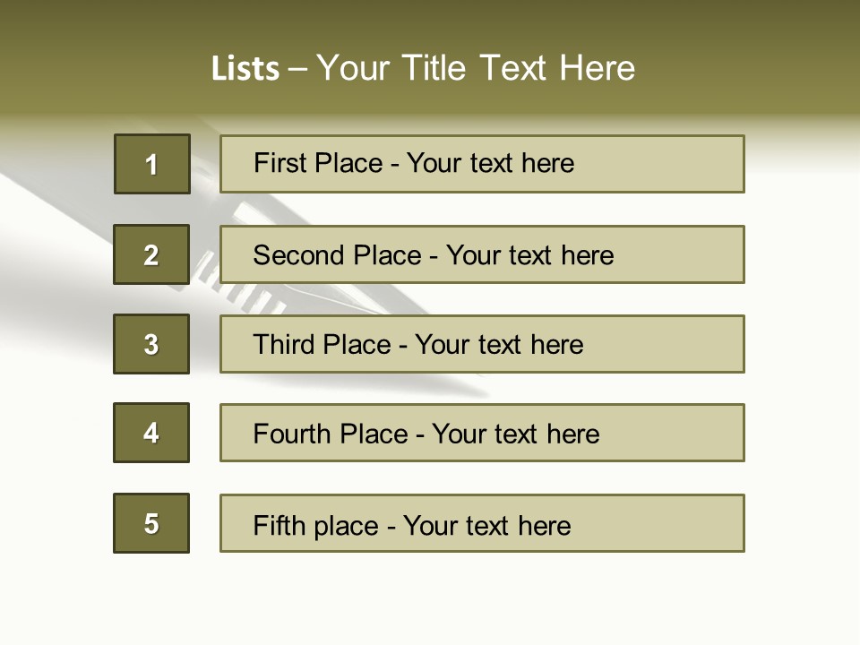 Study Communicate Signature PowerPoint Template