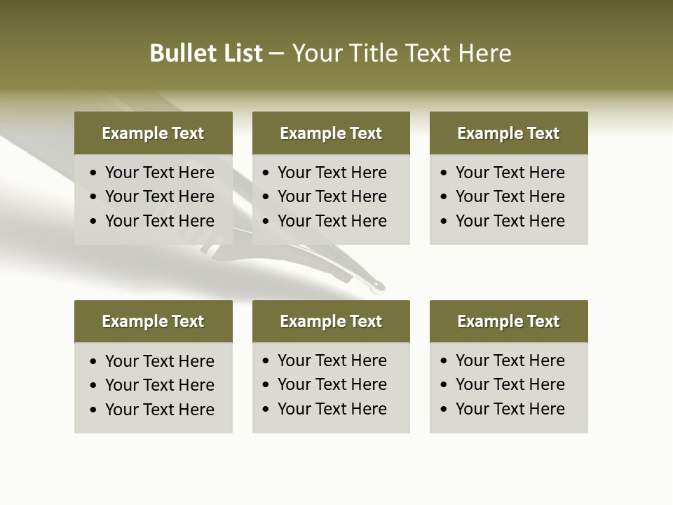 Study Communicate Signature PowerPoint Template