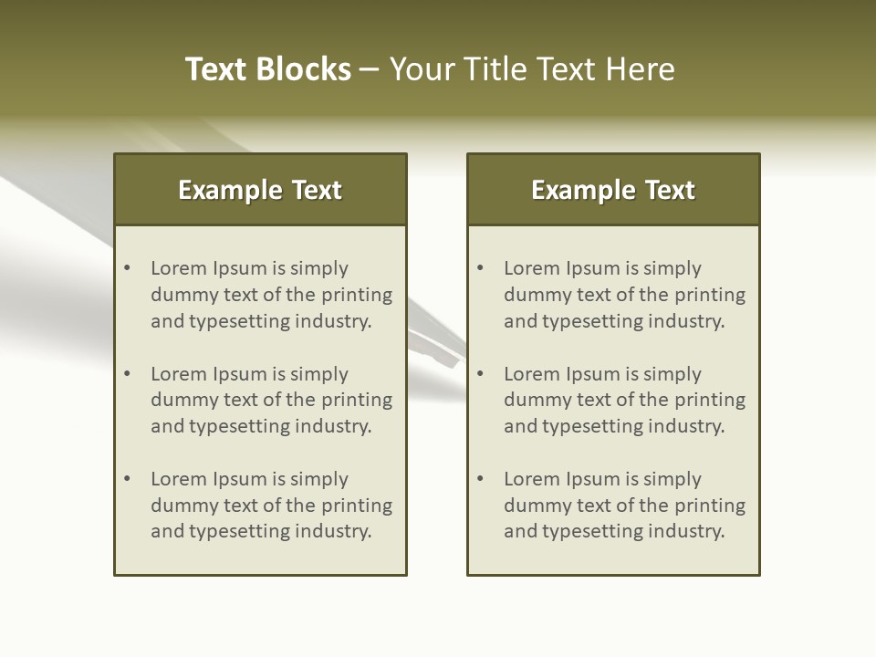 Study Communicate Signature PowerPoint Template
