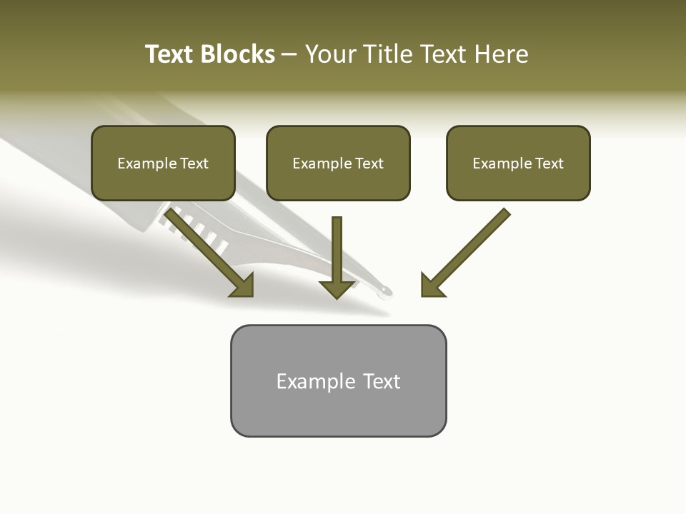 Study Communicate Signature PowerPoint Template
