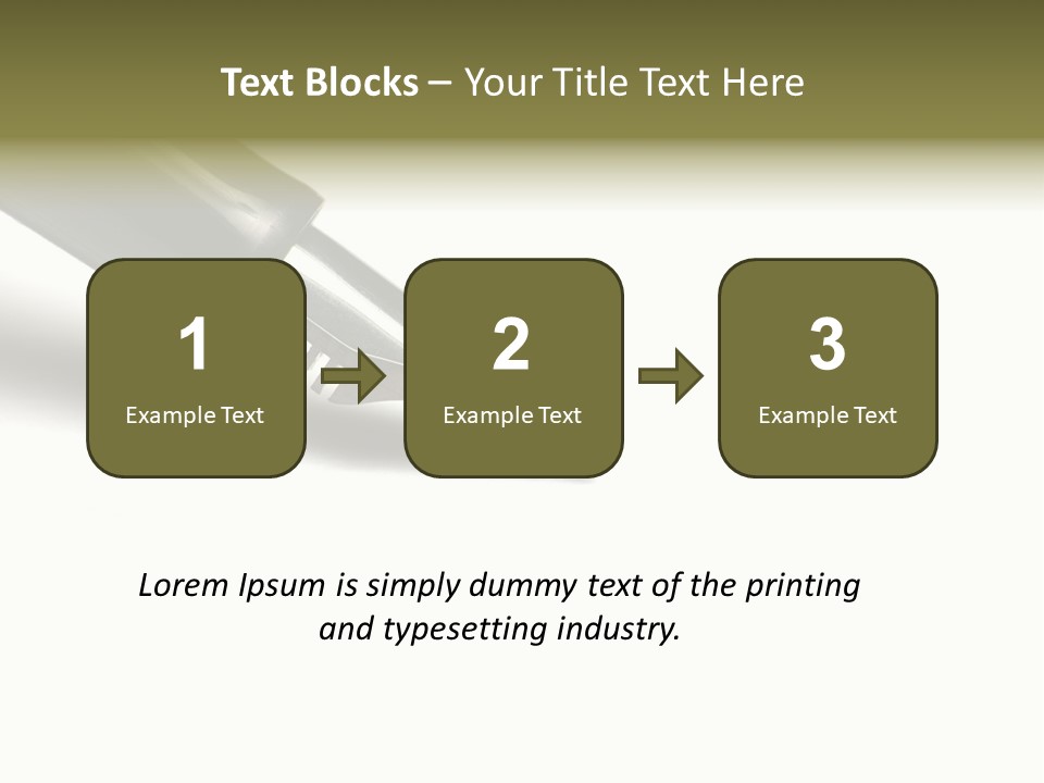 Study Communicate Signature PowerPoint Template