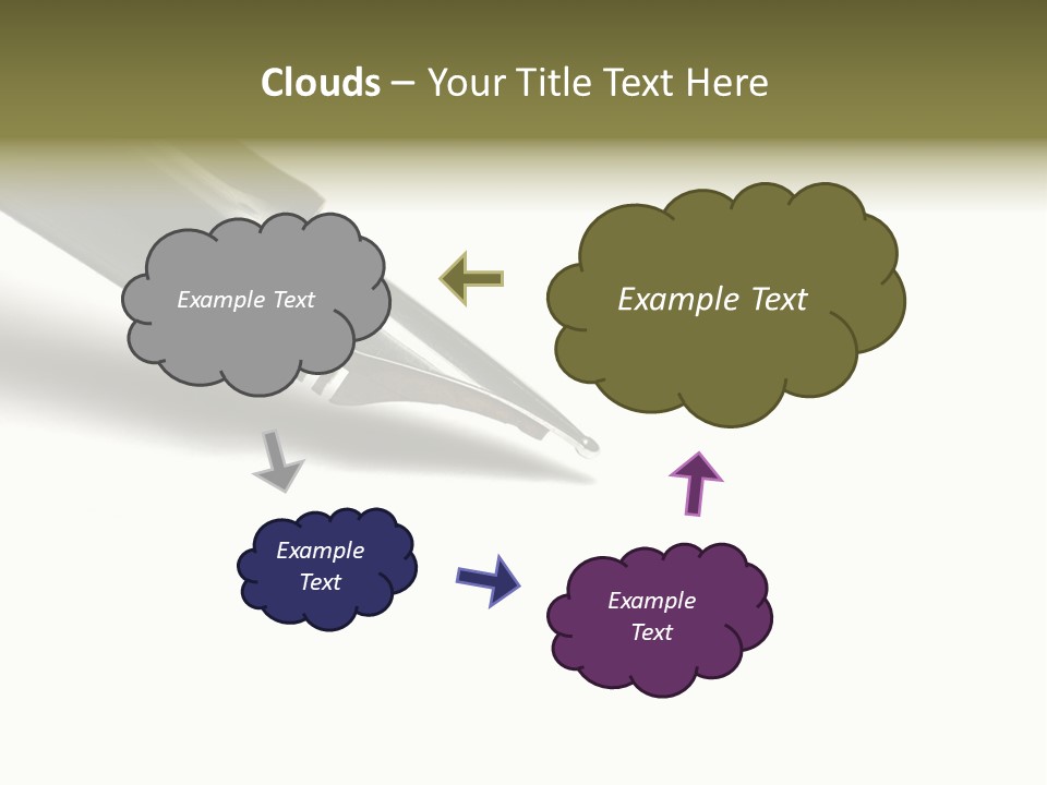 Study Communicate Signature PowerPoint Template